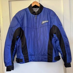 FirstGear Blue and Black Motorcycle Riding Jacket Gear XL Intersport Fashions